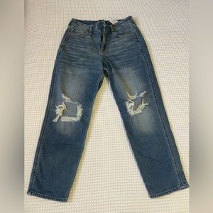 Like New Hollister Mom Jean - Size 11R, medium blue